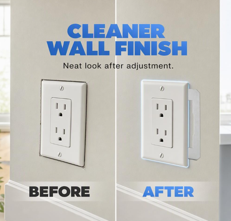 Wall Plate Spacers - Flush-Fit Outlet & Switch Leveling Shims