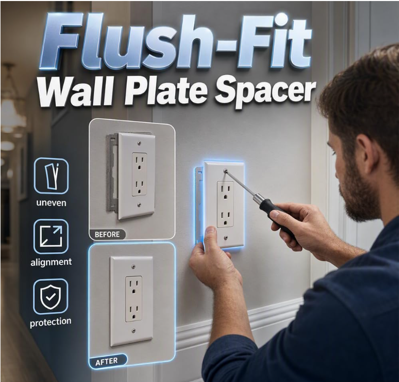 Wall Plate Spacers - Flush-Fit Outlet & Switch Leveling Shims